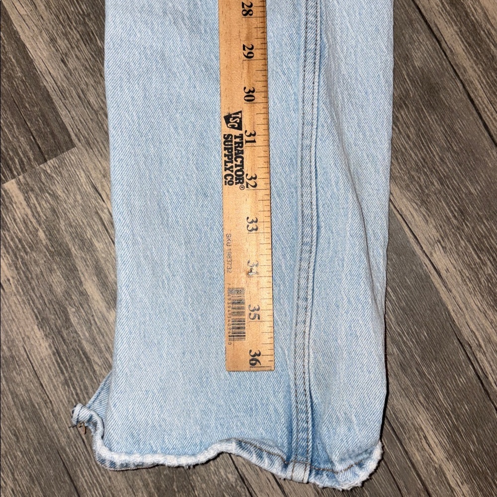 Abercrombie & Fitch Curve Love Ultra High Rise 90s Straight Jean 24 / 00 - Picture 7 of 9